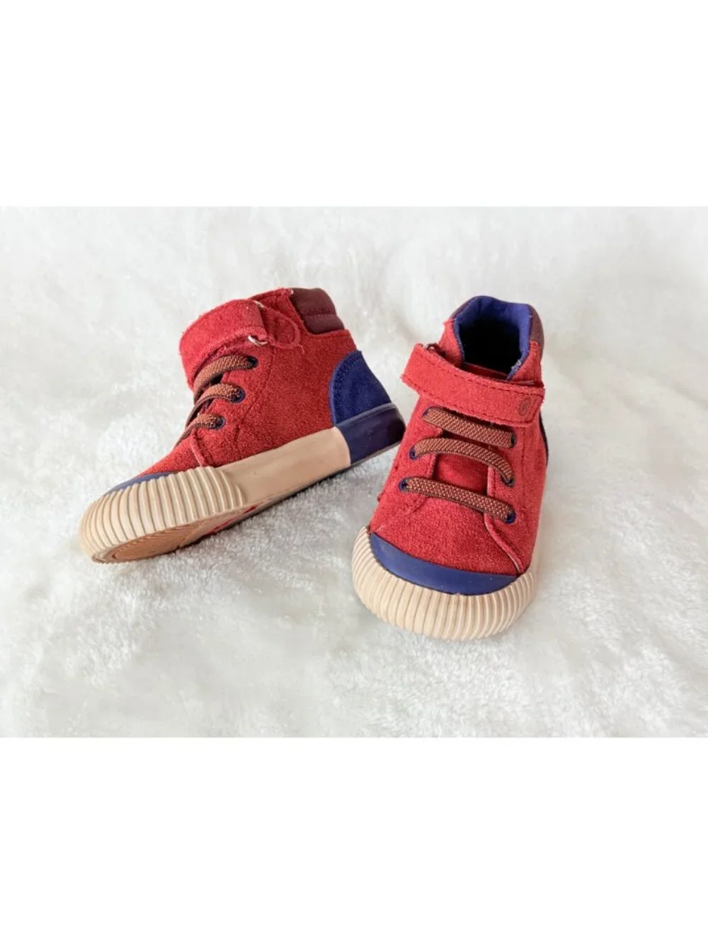 size 5 M SR Striderite Stride rite DUNE high top casual shoes sneakers boys rust